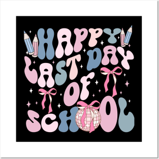 Happy Last Day Of School Teacher Women Grad Hello Summer Posters and Art